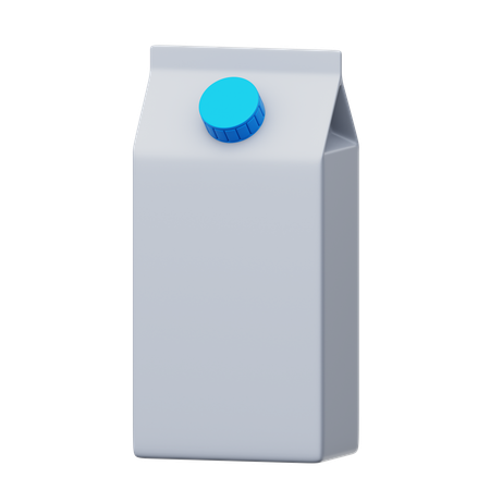 Milk Package  3D Icon