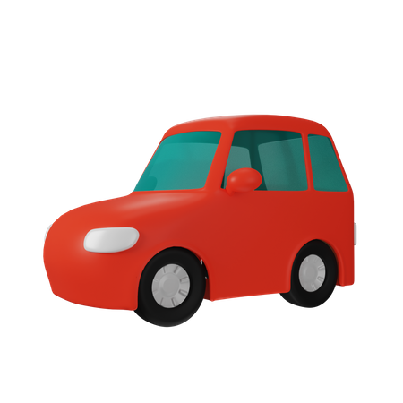 Mini Car  3D Icon