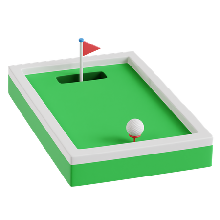 Mini golf  3D Icon