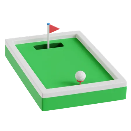 Mini golf  3D Icon