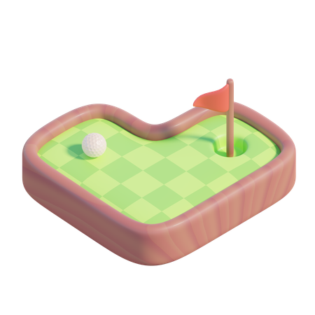 Minigolf  3D Icon