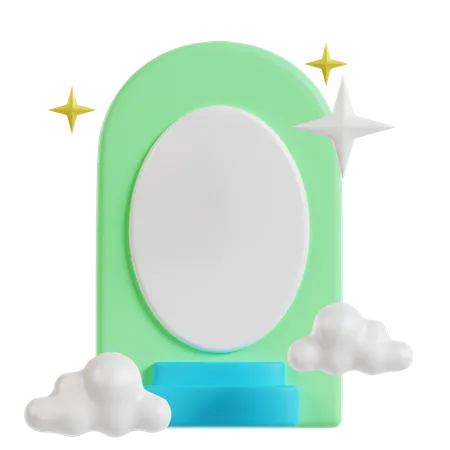 Mirror  3D Icon