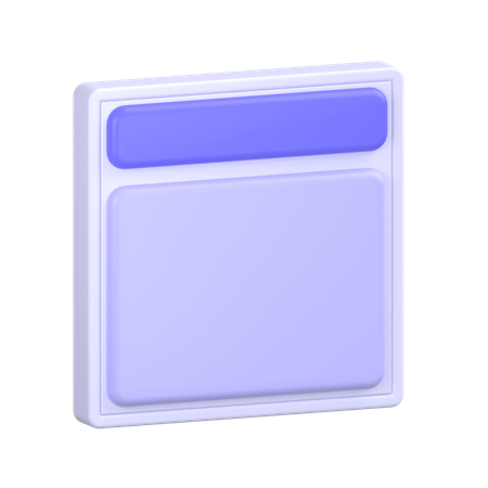 Mise en page Web  3D Icon