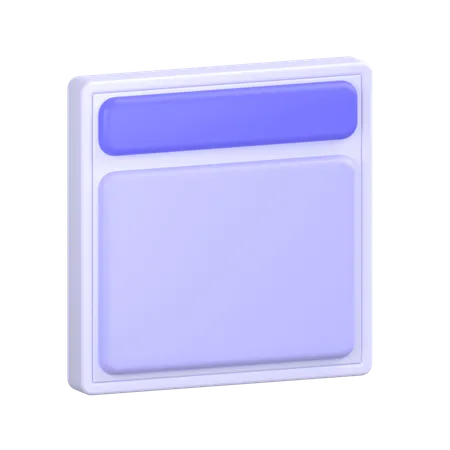 Mise en page Web  3D Icon