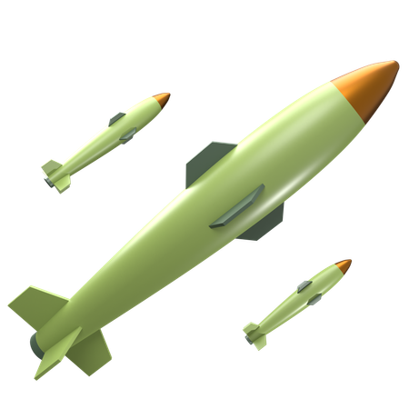 Missile  3D Icon