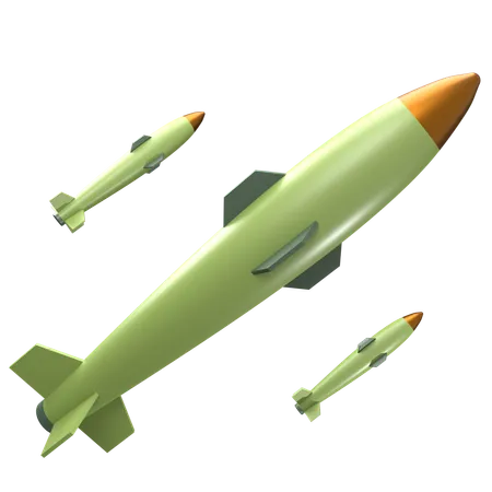 Missile  3D Icon