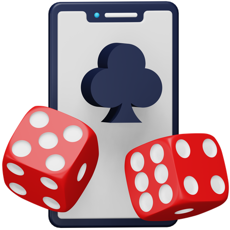 Mobile Gambling  3D Icon