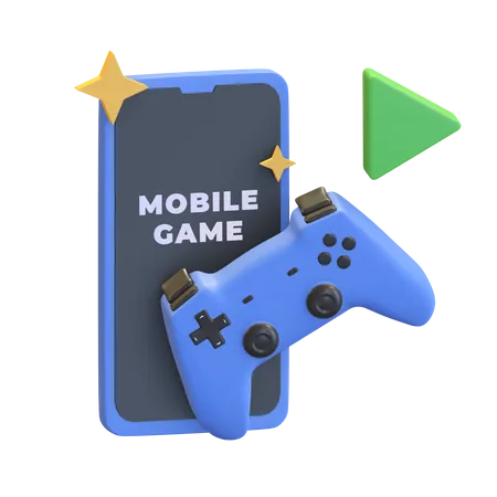 Mobile game  3D Illustration