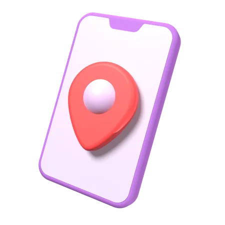 Mobile Gps  3D Icon