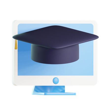 Mobile Learning  3D Icon