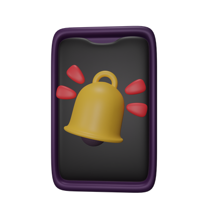 Mobile Notification  3D Icon