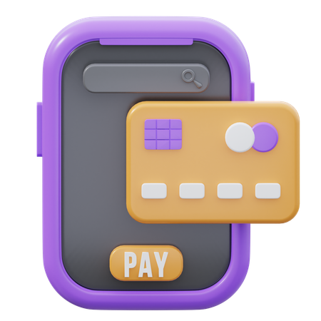 Mobile Payment  3D Icon