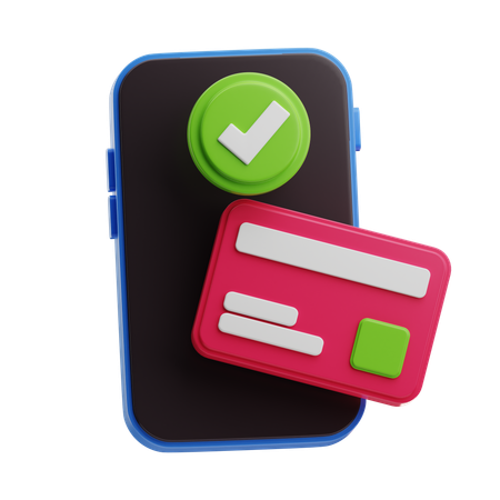 Mobile Payment  3D Icon