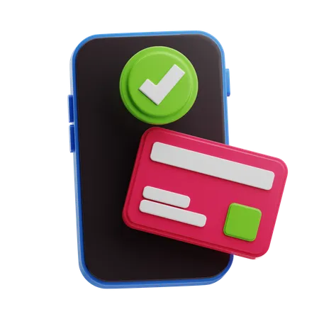 Mobile Payment  3D Icon