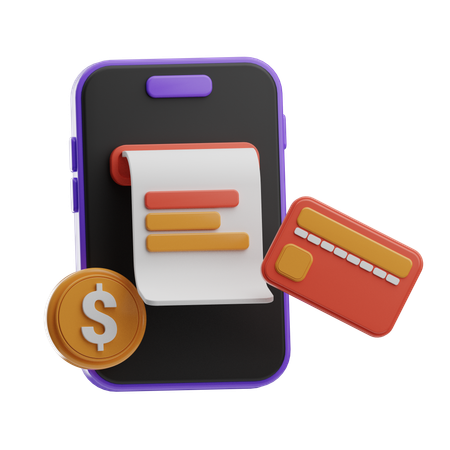 Mobile Payment  3D Icon