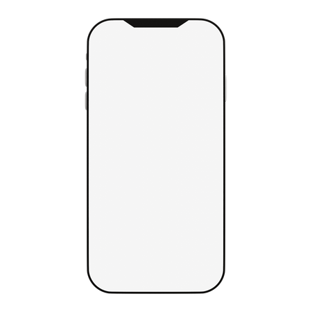 Mobile phone mockup  3D Icon