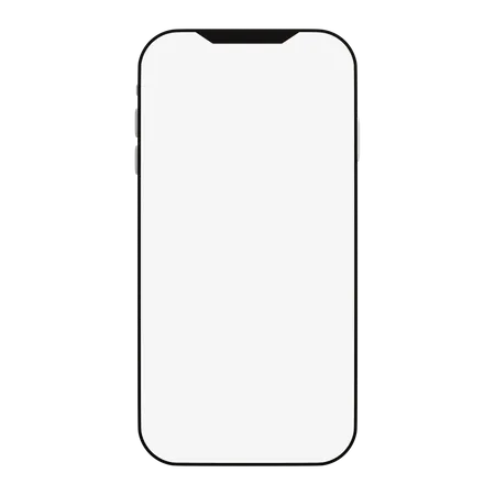 Mobile phone mockup  3D Icon