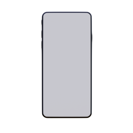 Mobile Phone Mockup  3D Icon