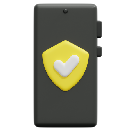 Mobile Protection  3D Icon