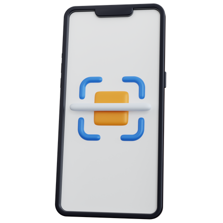 Mobile Scanner  3D Icon