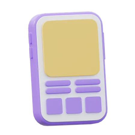 Mobile Benutzeroberfläche  3D Icon