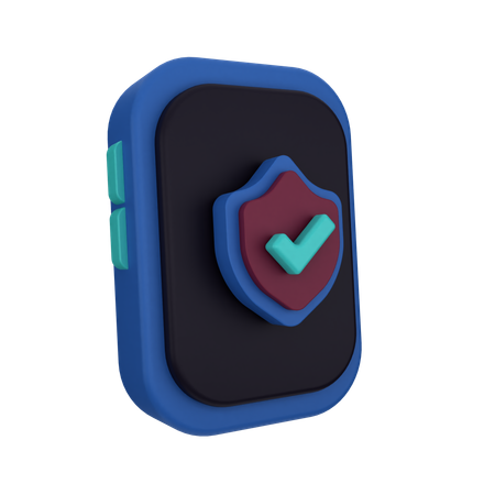 Mobile Verified  3D Icon