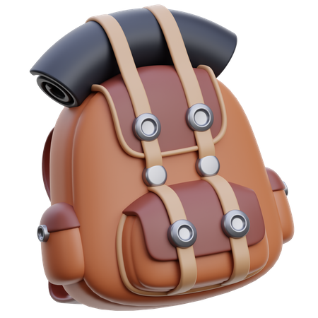 Mochila  3D Icon