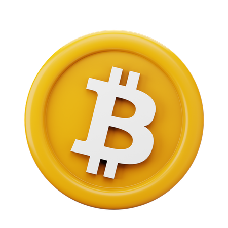 Moeda btc bitcoin  3D Icon