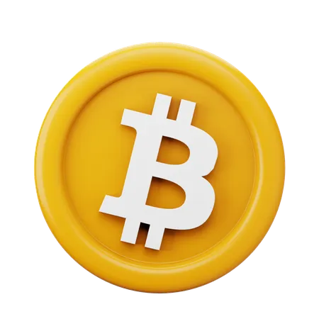 Moeda btc bitcoin  3D Icon