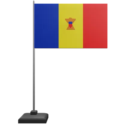 Moldova Flag  3D Icon