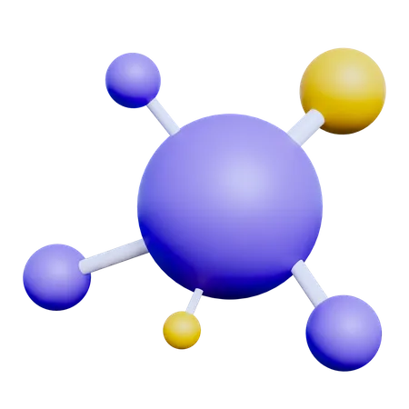 Molécule  3D Icon