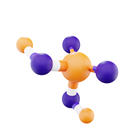 Structure moléculaire  3D Icon