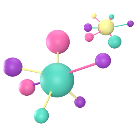 Structure moléculaire  3D Icon