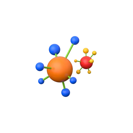 Molécules  3D Icon