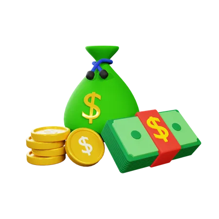 Money  3D Icon