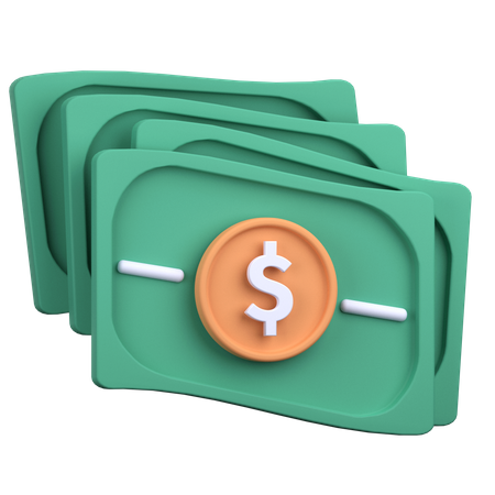 Money  3D Illustration