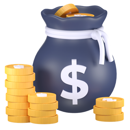 Money Bag  3D Icon