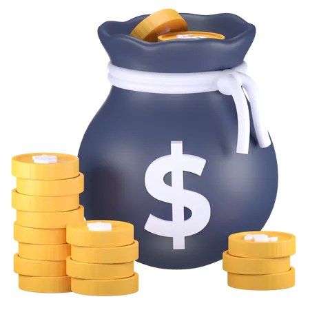 Money Bag  3D Icon