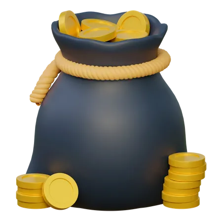 Money Bag  3D Icon