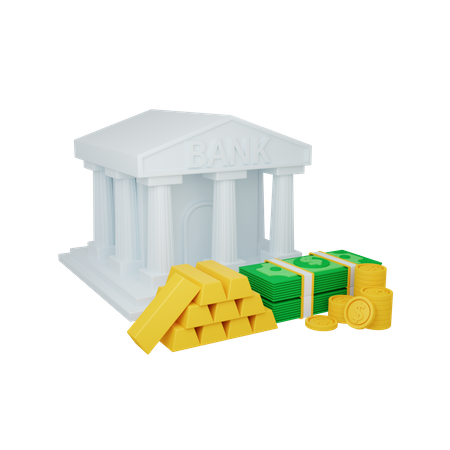 Money Bank  3D Illustration