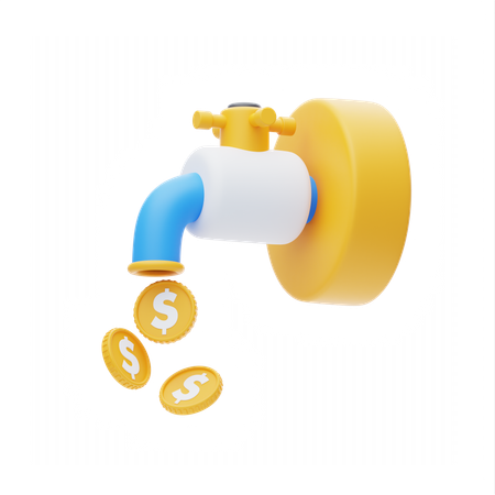 Money Flow  3D Icon