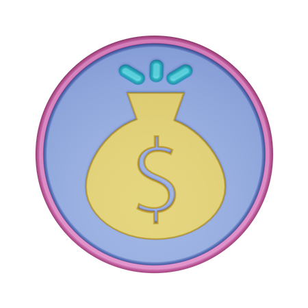 Money Sack  3D Icon