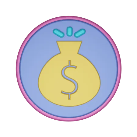 Money Sack  3D Icon