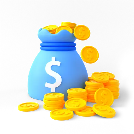 Money Sack  3D Illustration