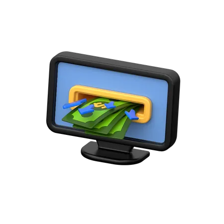 Money Withdraw  3D Icon