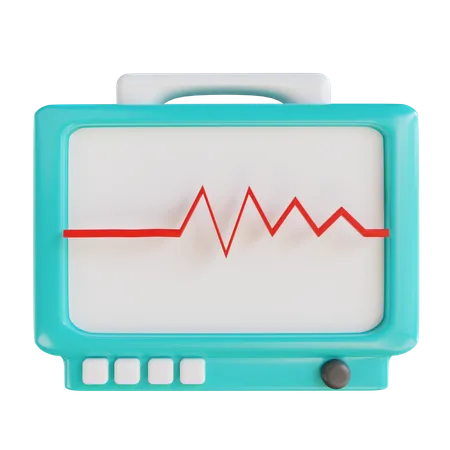 Moniteur ECG  3D Icon