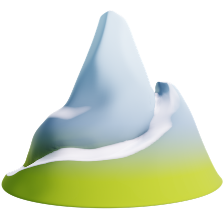 Montaña  3D Icon