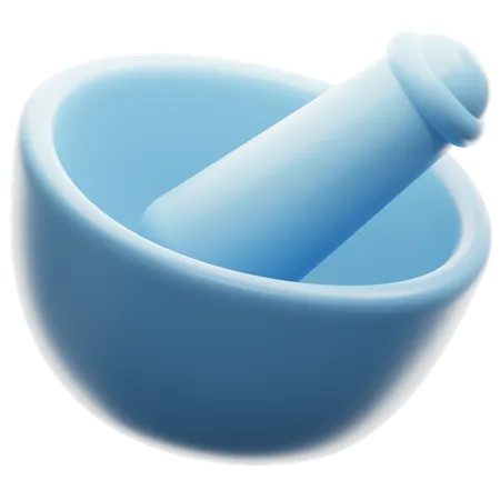 Mortar and pestle  3D Icon