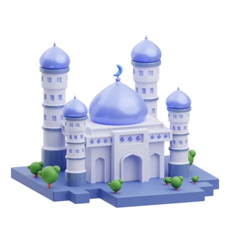 Mosque  3D Illustration