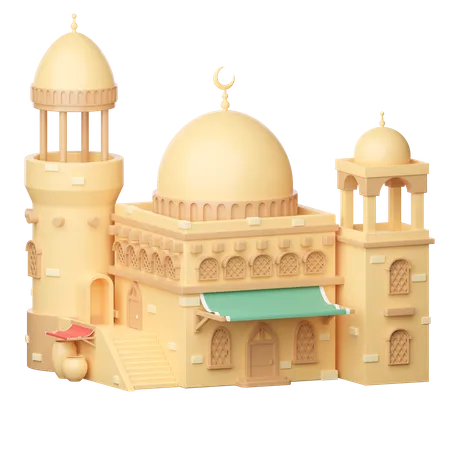 Mosque  3D Illustration